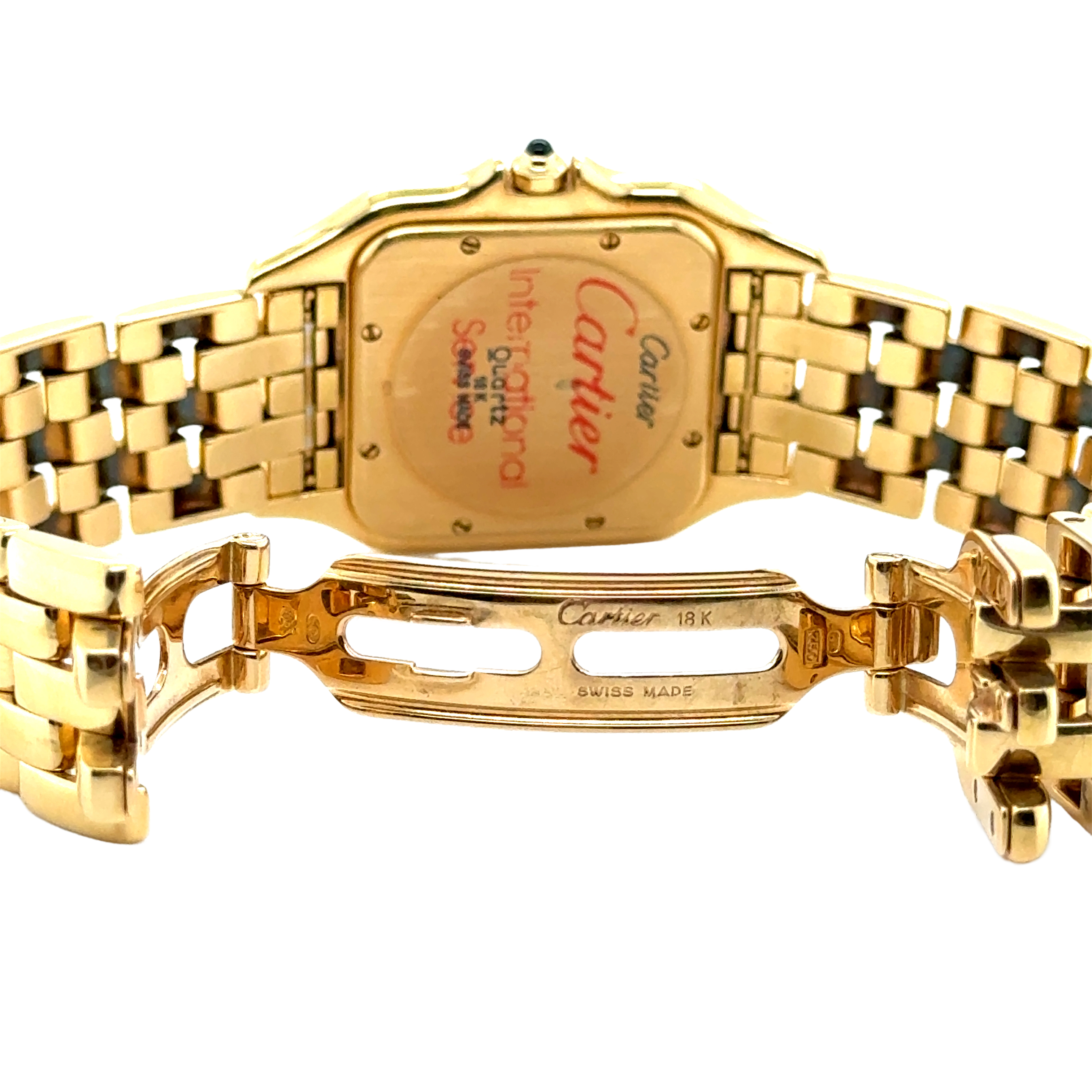 CARTIER - MONTRE PANTHÈRE OR JAUNE