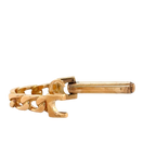 Boutons de manchette - Or jaune - Modéle Etrier