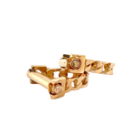 Boutons de manchette - Or jaune - Modéle Etrier