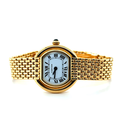 Cartier - “Ellipse” Yellow Gold Watch