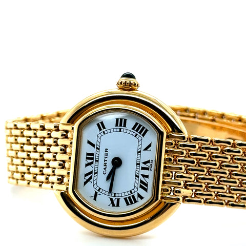 Cartier - “Ellipse” Yellow Gold Watch