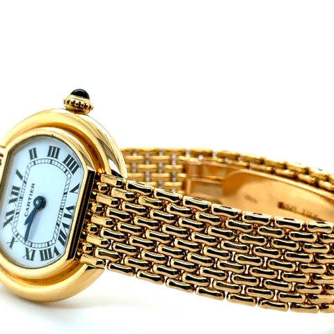 Cartier - “Ellipse” Yellow Gold Watch