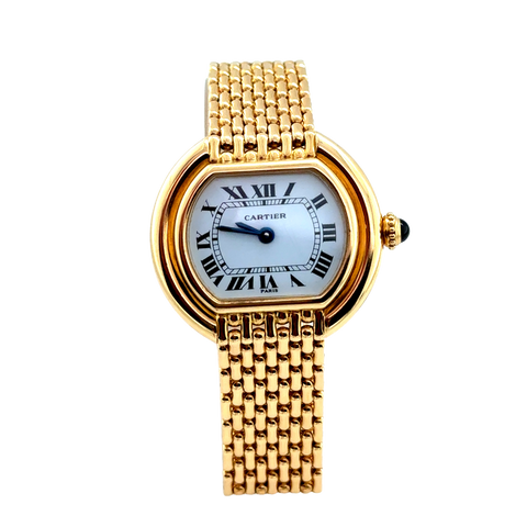 Cartier - “Ellipse” Yellow Gold Watch