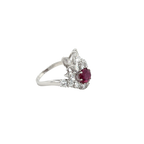 Bague Cocktail - Rubis et Diamants