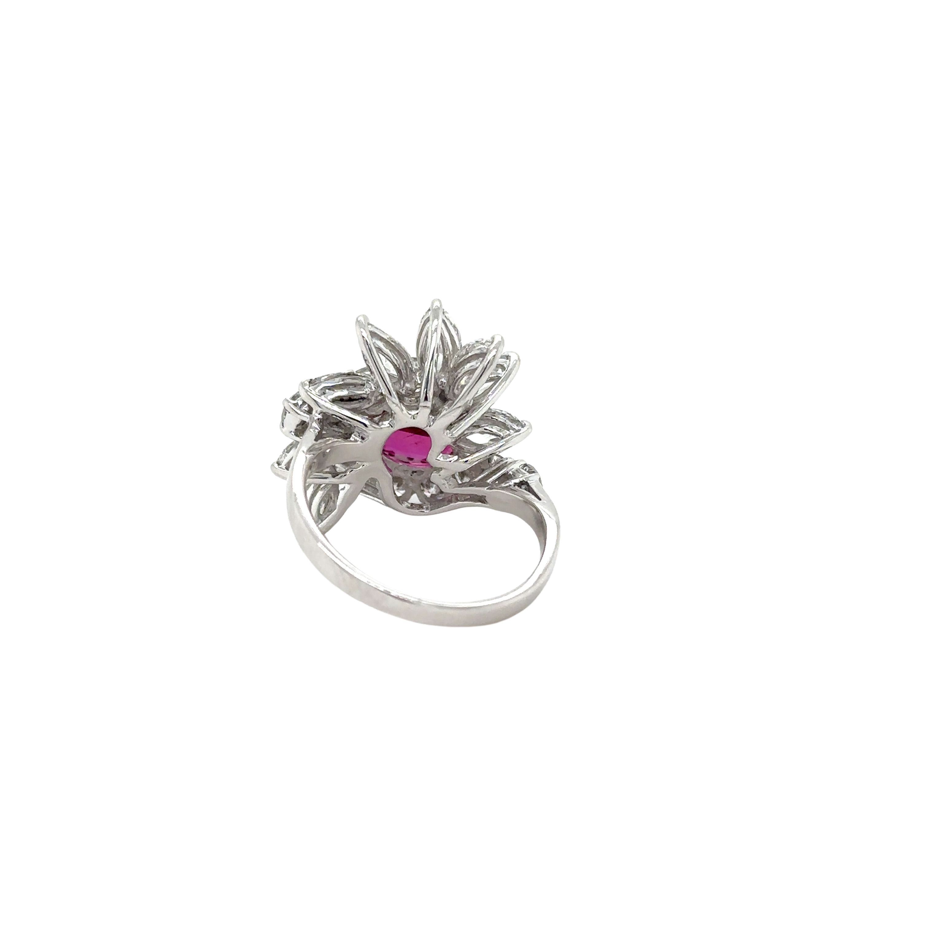 Bague Cocktail - Rubis et Diamants