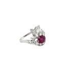 Bague Cocktail - Rubis et Diamants