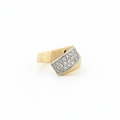 Two Gold and Diamond Ring 
