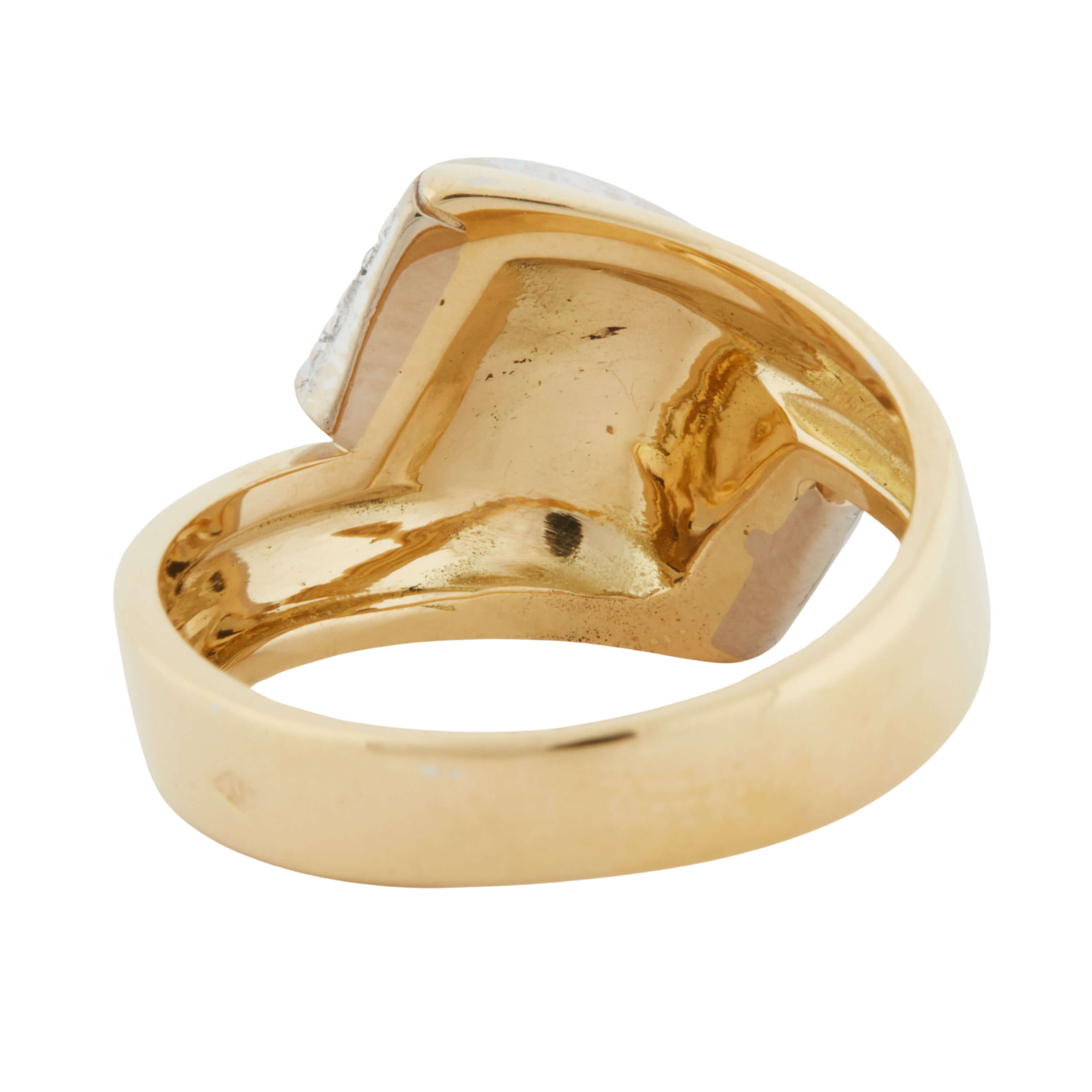 TWO GOLD RING - DIAMONDS 