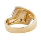 Bague Deux Ors et Diamants