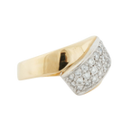 Bague Deux Ors et Diamants