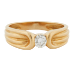 Bague Or Jaune et Diamant