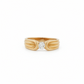 Yellow Gold and Diamond Ring