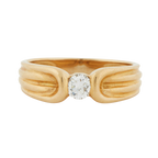 Bague Or Jaune et Diamant