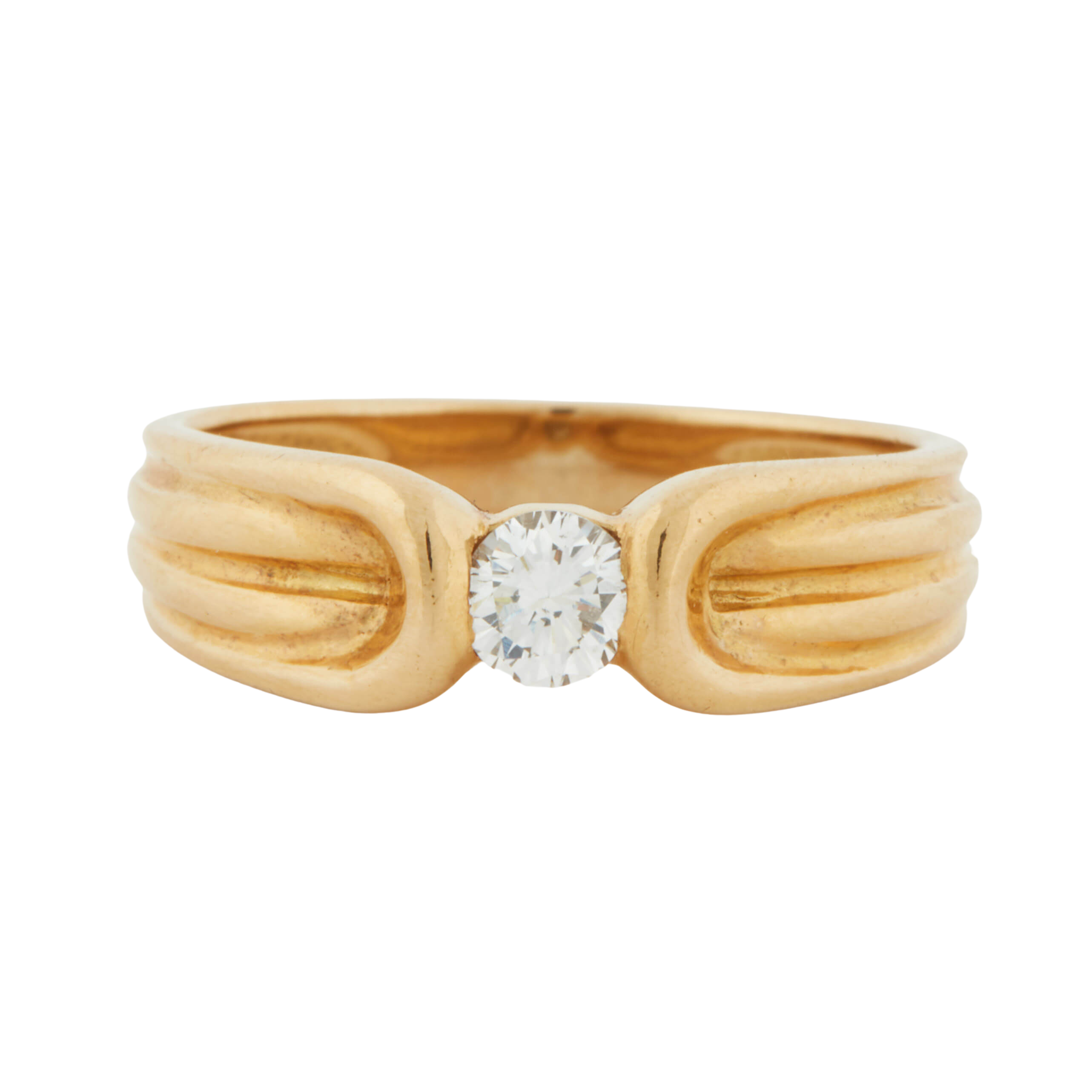 Bague Or Jaune et Diamant