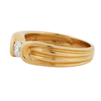 Bague Or Jaune et Diamant