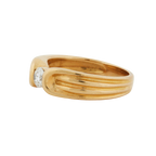 Bague Or Jaune et Diamant