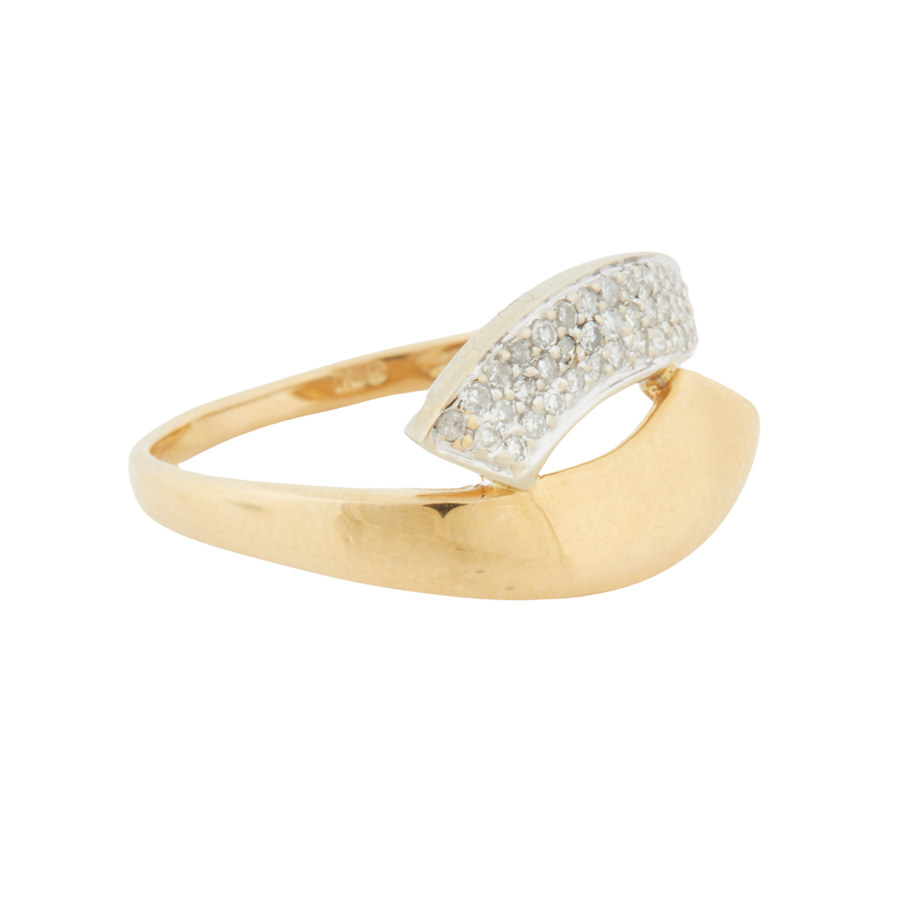 Bague Deux Ors - Diamants