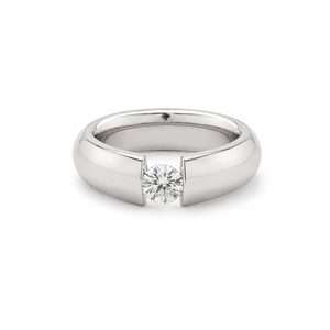 Solitaire - White gold and diamond