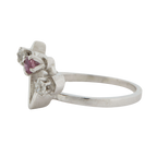 Bague Or blanc - Rubis et Diamant