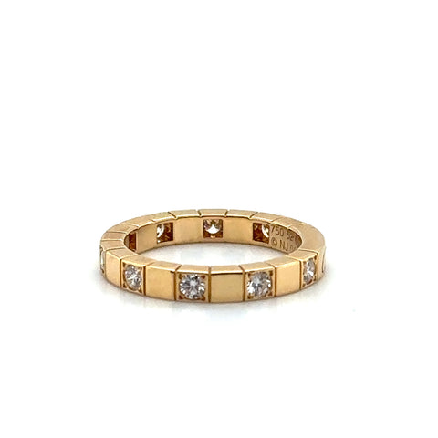 Cartier - Bague Lanières Or Jaune et Diamants