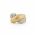 Two-tone gold ring - Diamonds 