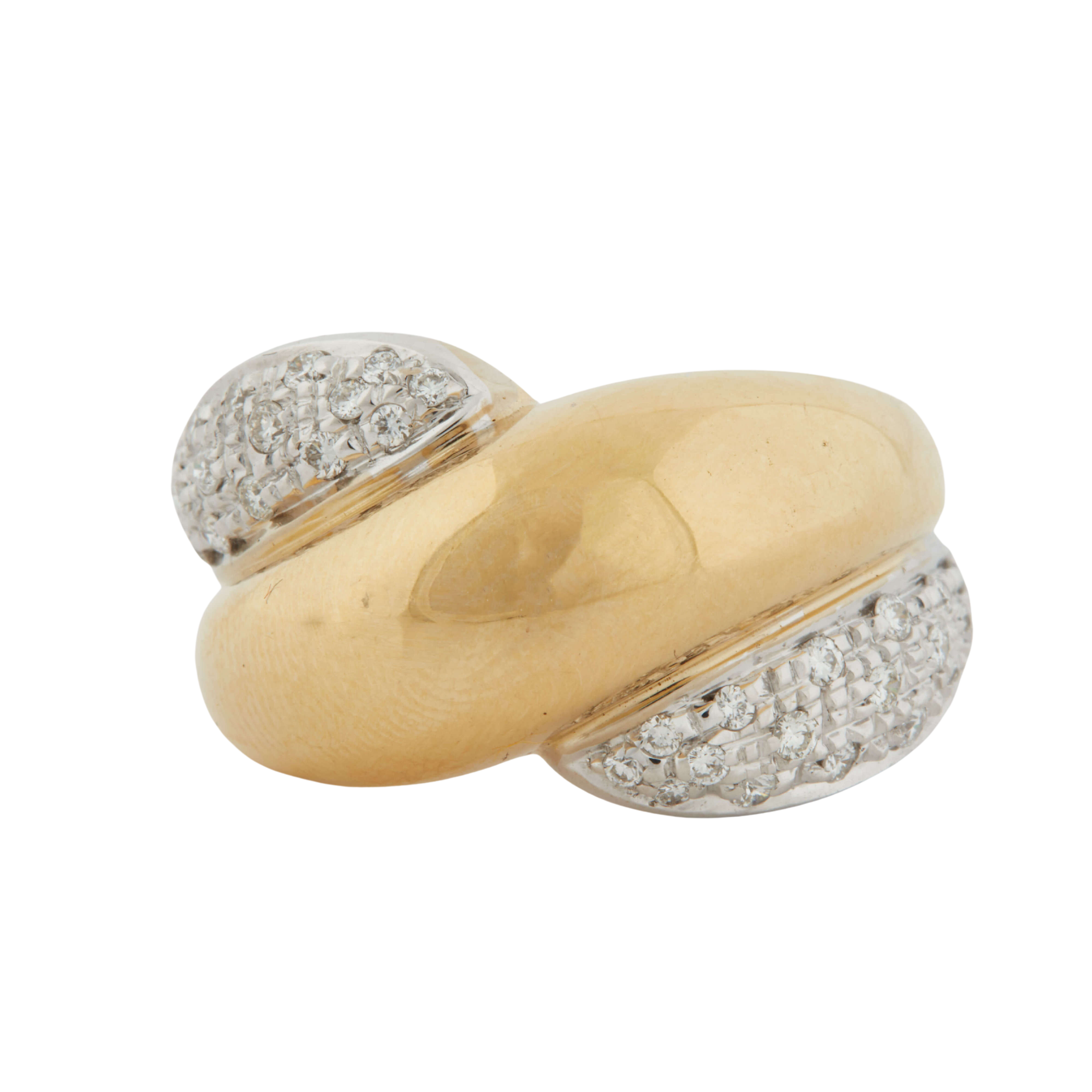 Bague Deux ors - Diamants