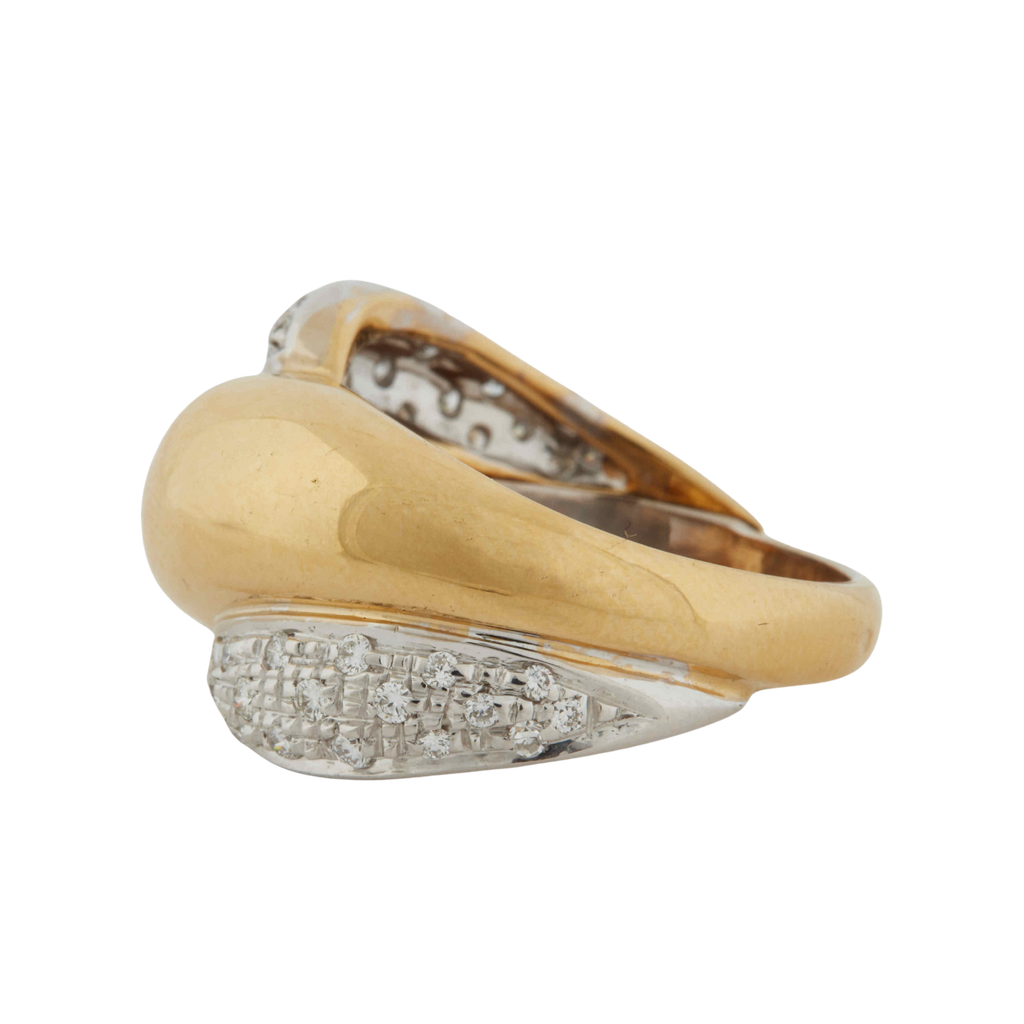 Bague Deux ors - Diamants