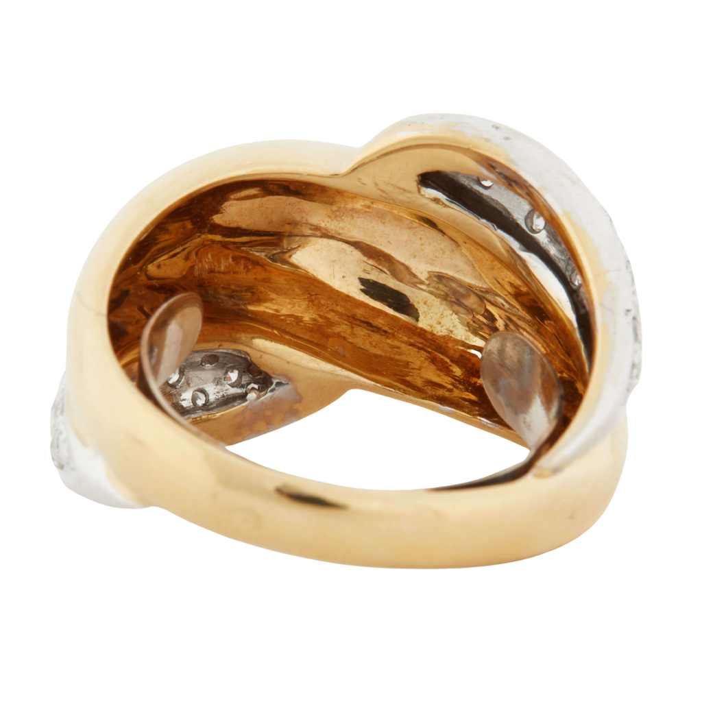 Bague Deux ors - Diamants