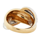 Bague Deux ors - Diamants