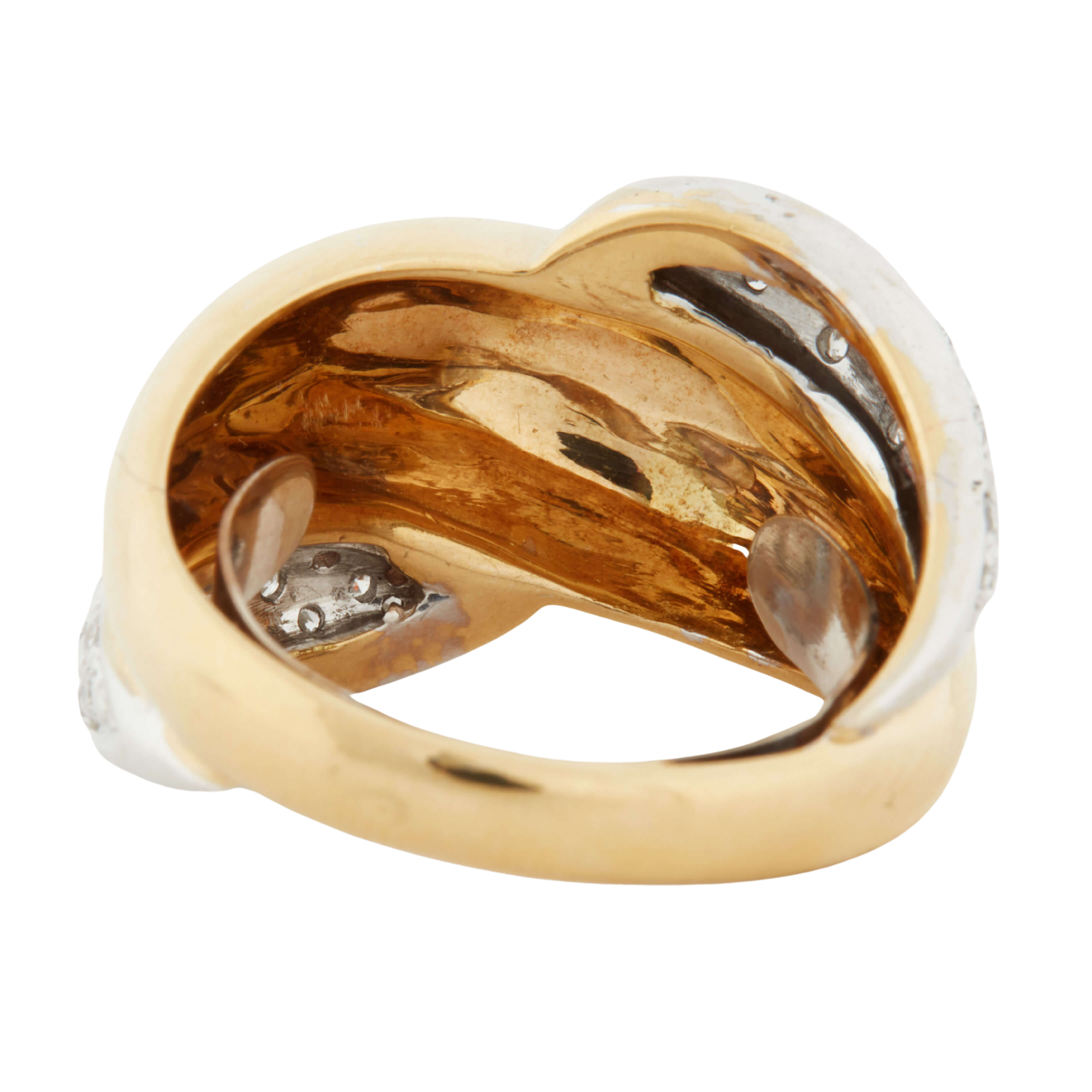 Bague Deux ors - Diamants