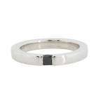 Bague Platine Diamant Noir