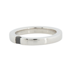 Bague Platine Diamant Noir