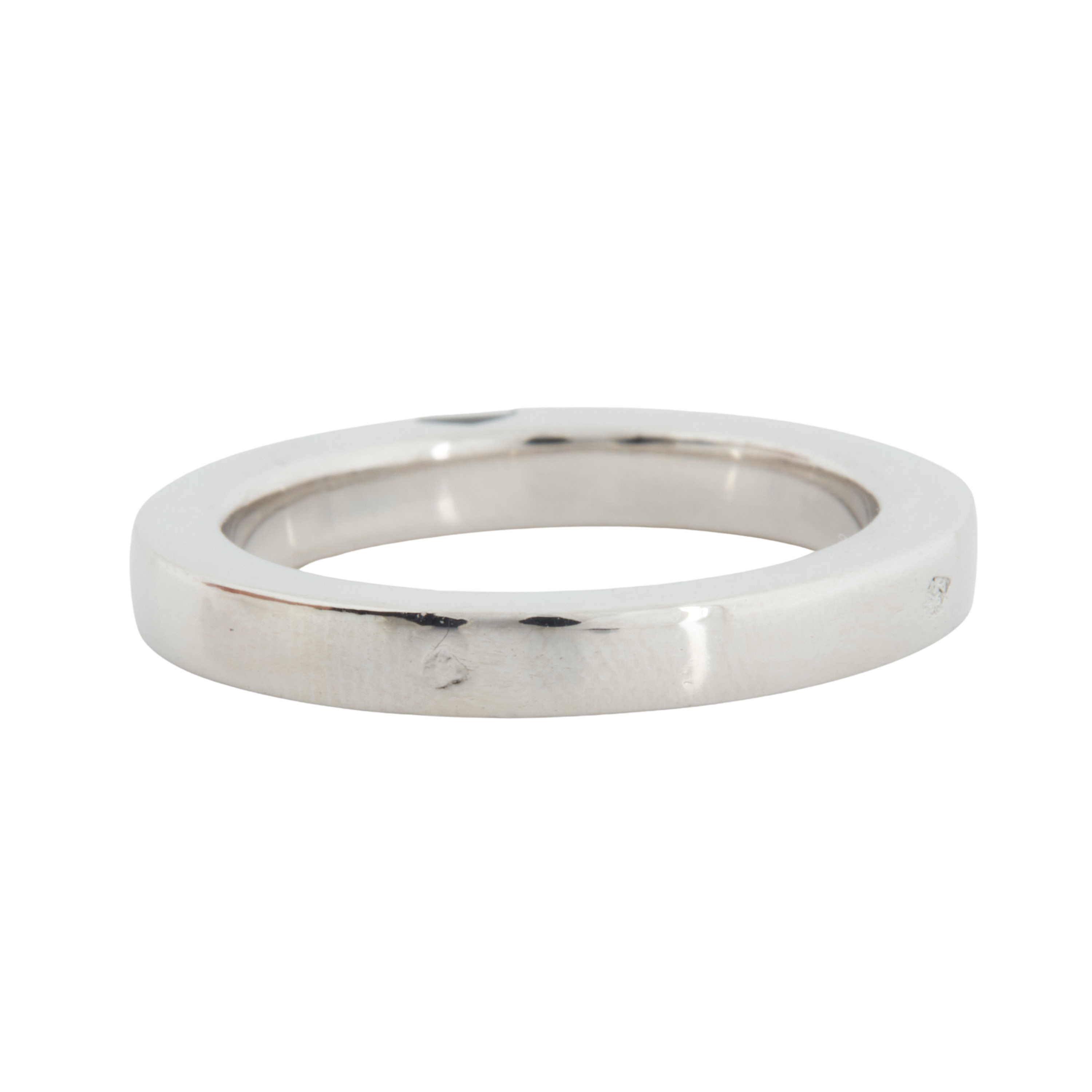 Bague Platine Diamant Noir