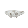 Ring - White Gold and Diamond - 1930s 