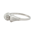 Bague - Or Blanc et Diamant - Epoque 1930