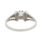 Bague - Or Blanc et Diamant - Epoque 1930