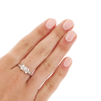 Bague - Or Blanc et Diamant - Epoque 1930