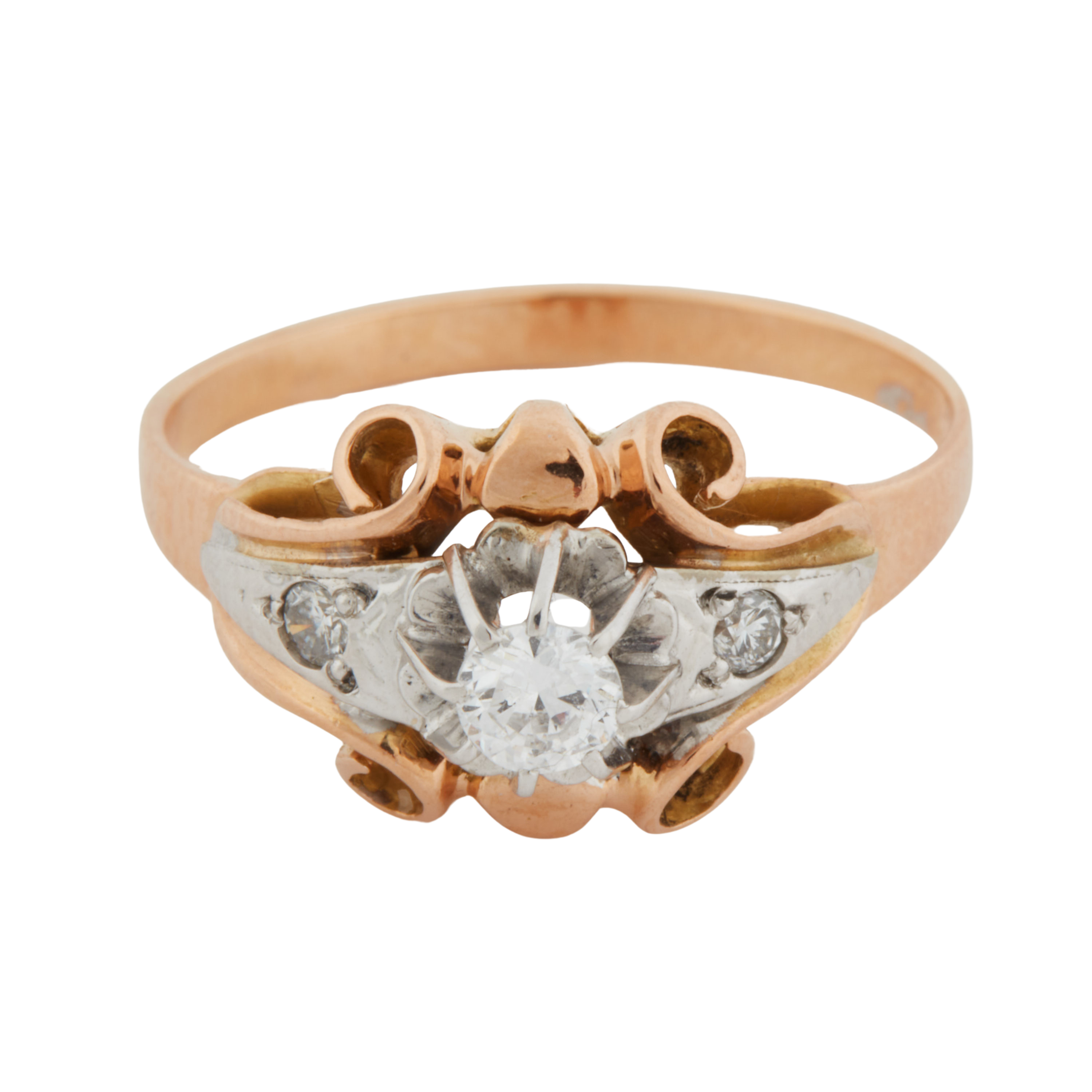 Bague Deux Ors - Diamants