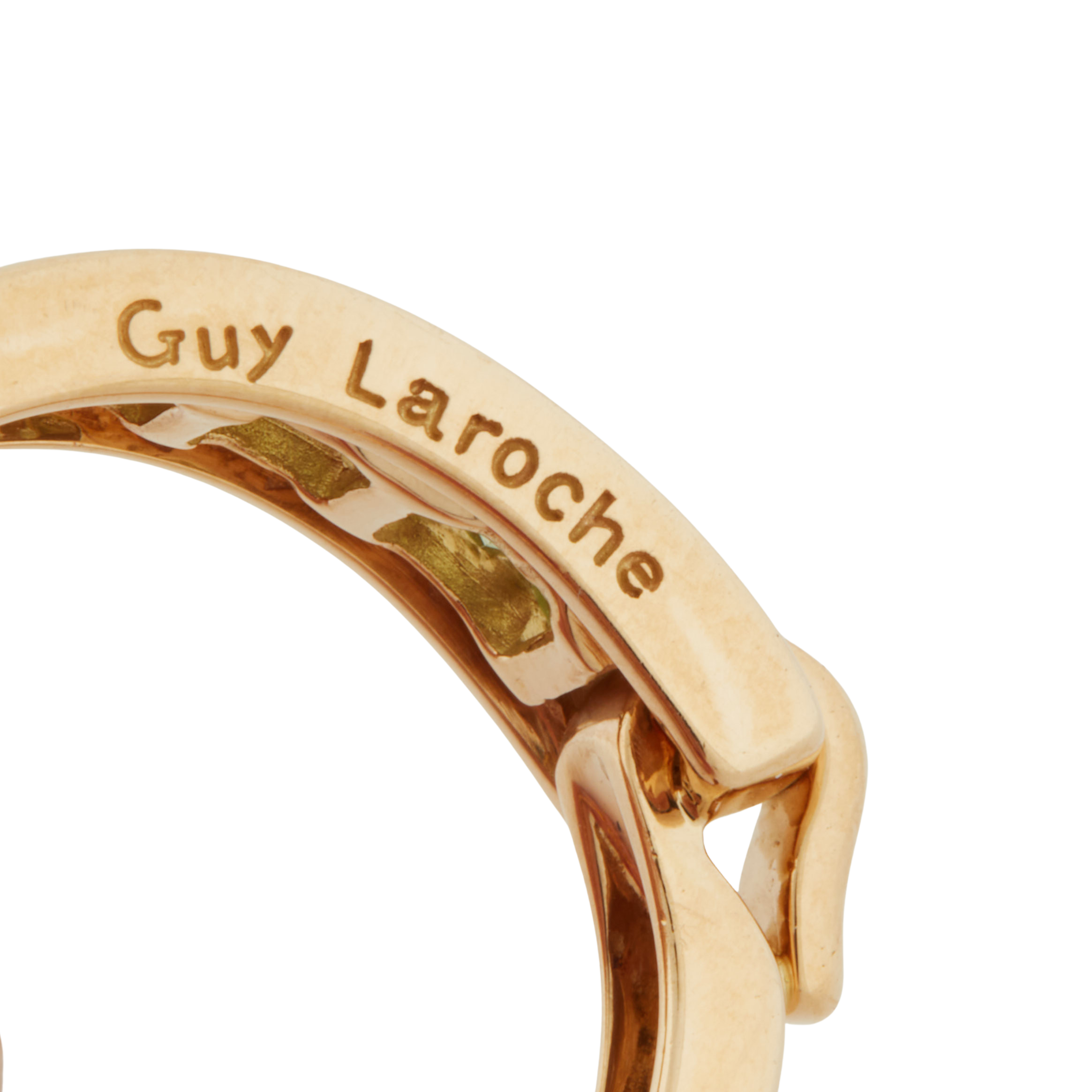 Bague Or Jaune - Péridots - Maison Guy Laroche