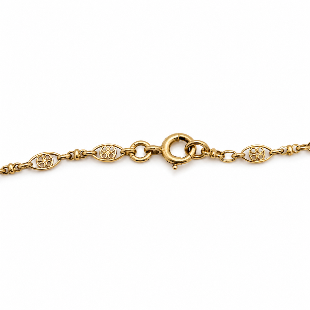 Art Nouveau - Collier Draperie - Or jaune