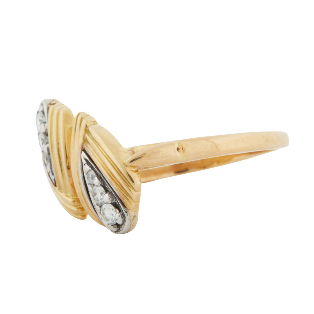 Bague Deux ors et Diamants