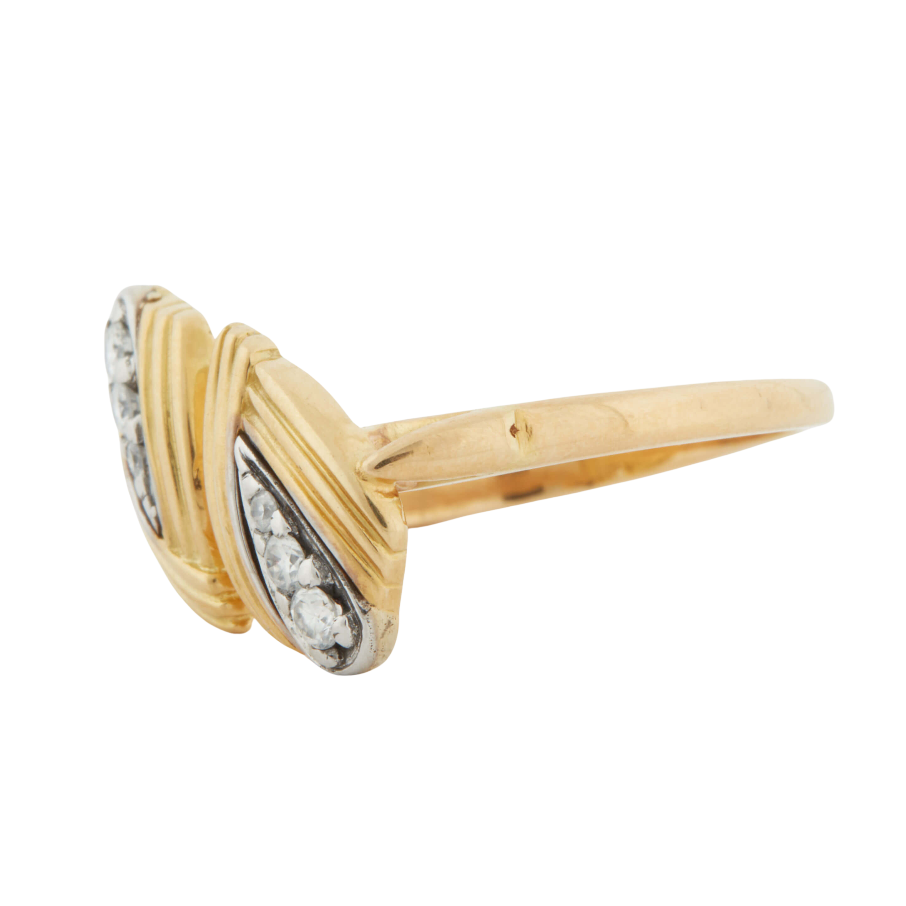 Bague Deux ors et Diamants