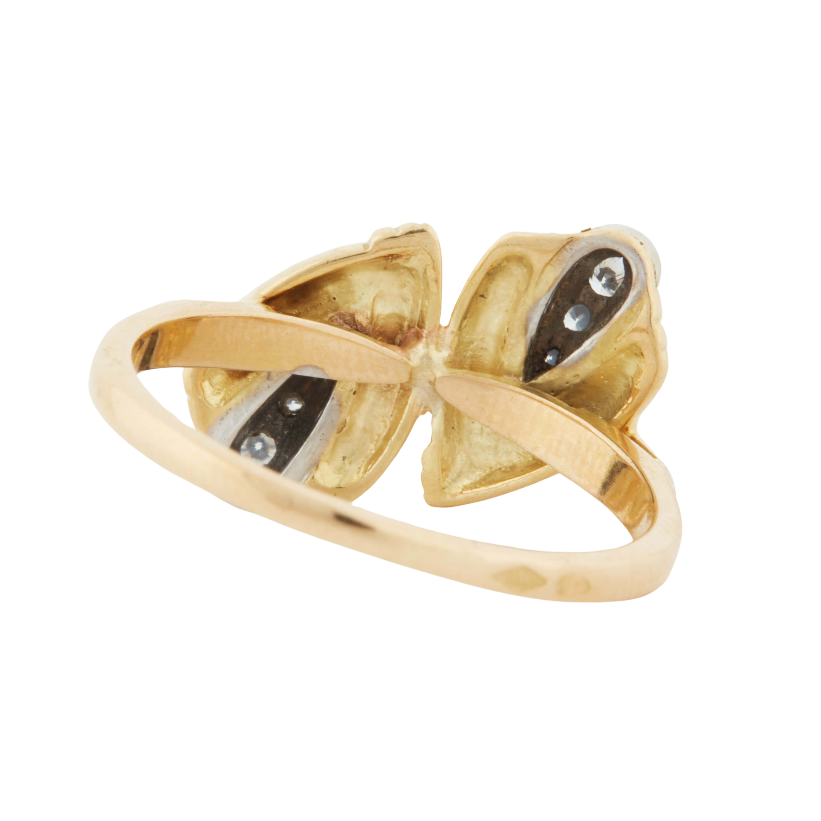 Bague Deux ors et Diamants