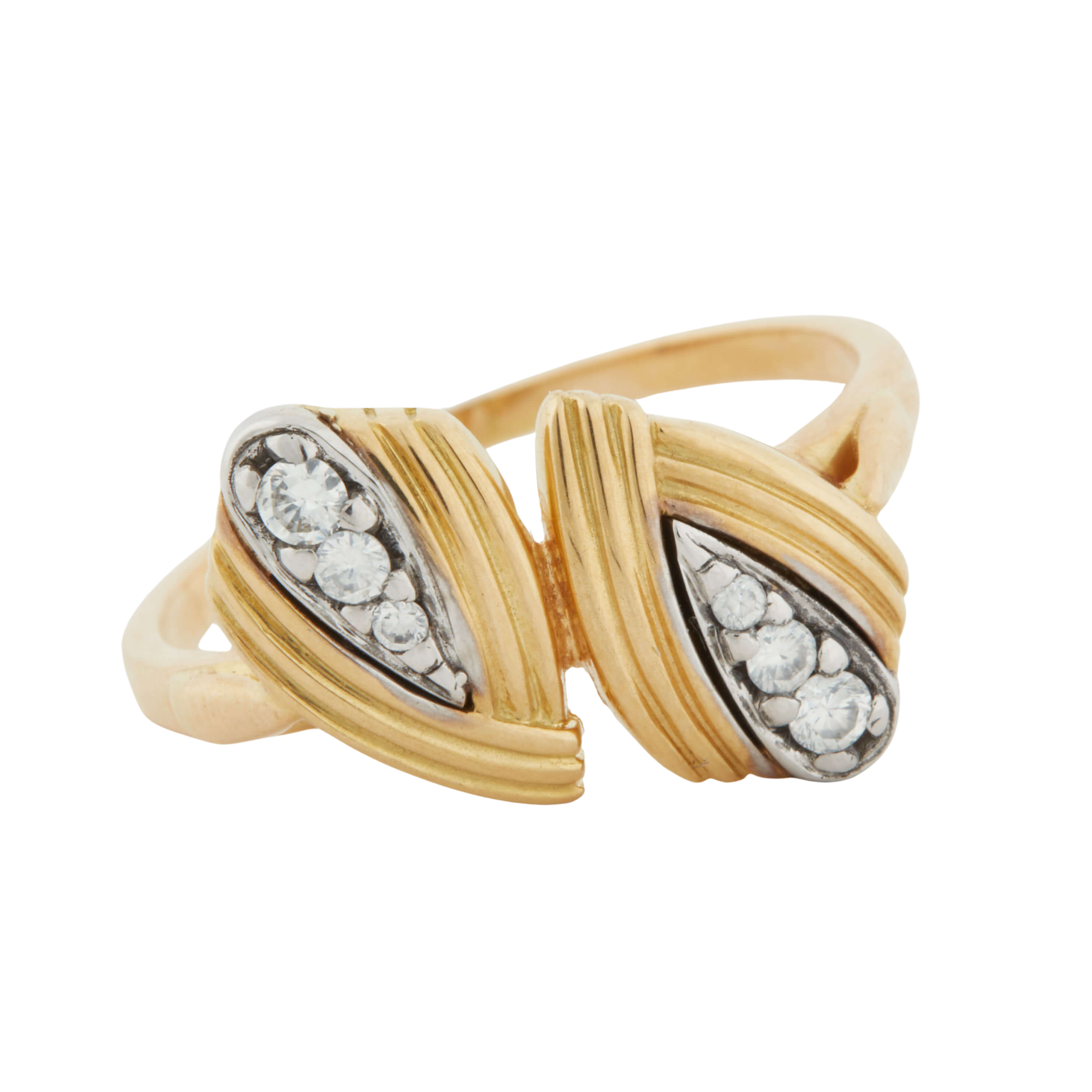 Bague Deux ors et Diamants