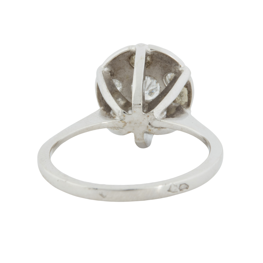 Bague Or Blanc et Diamants