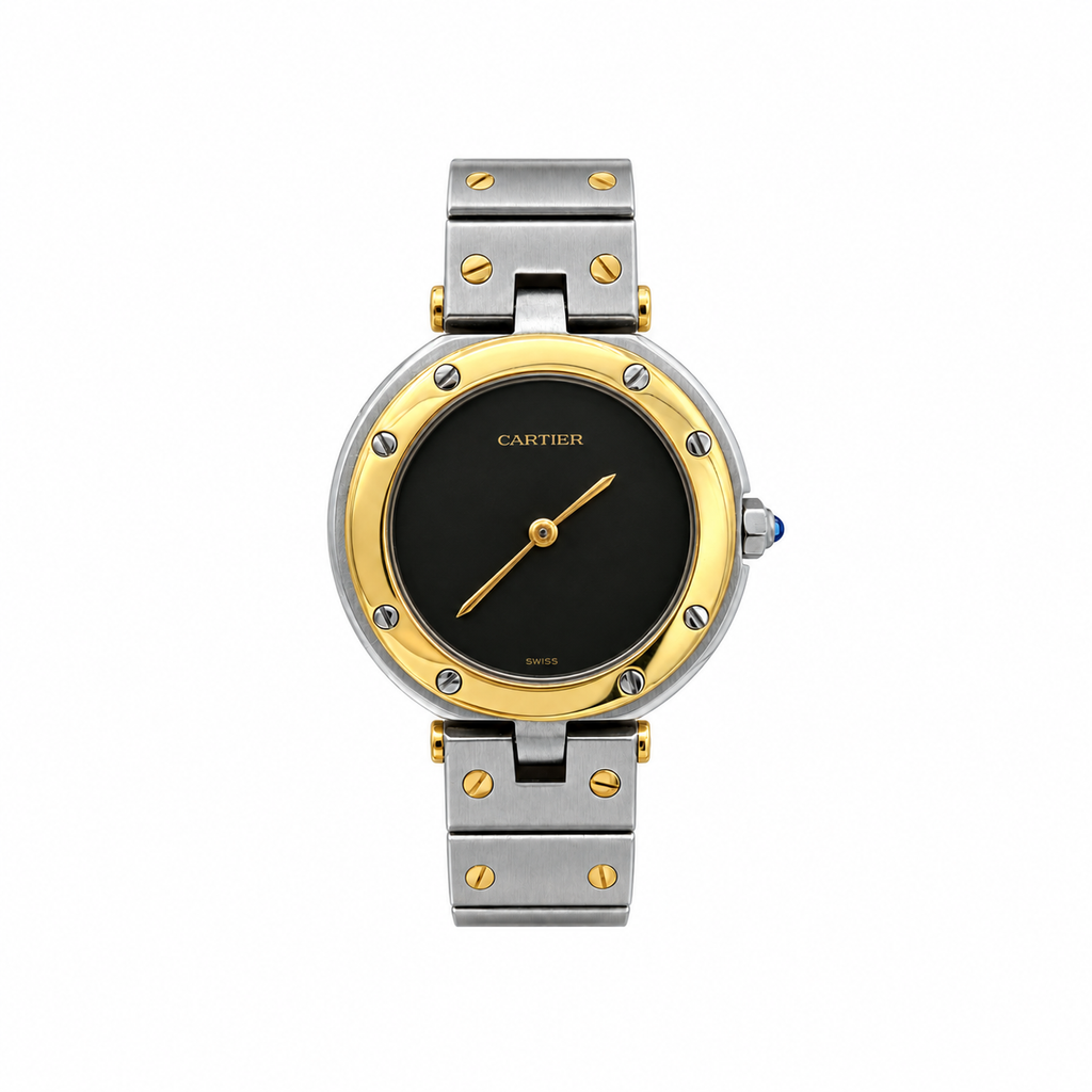 Cartier - Montre Santos  Or jaune et Acier