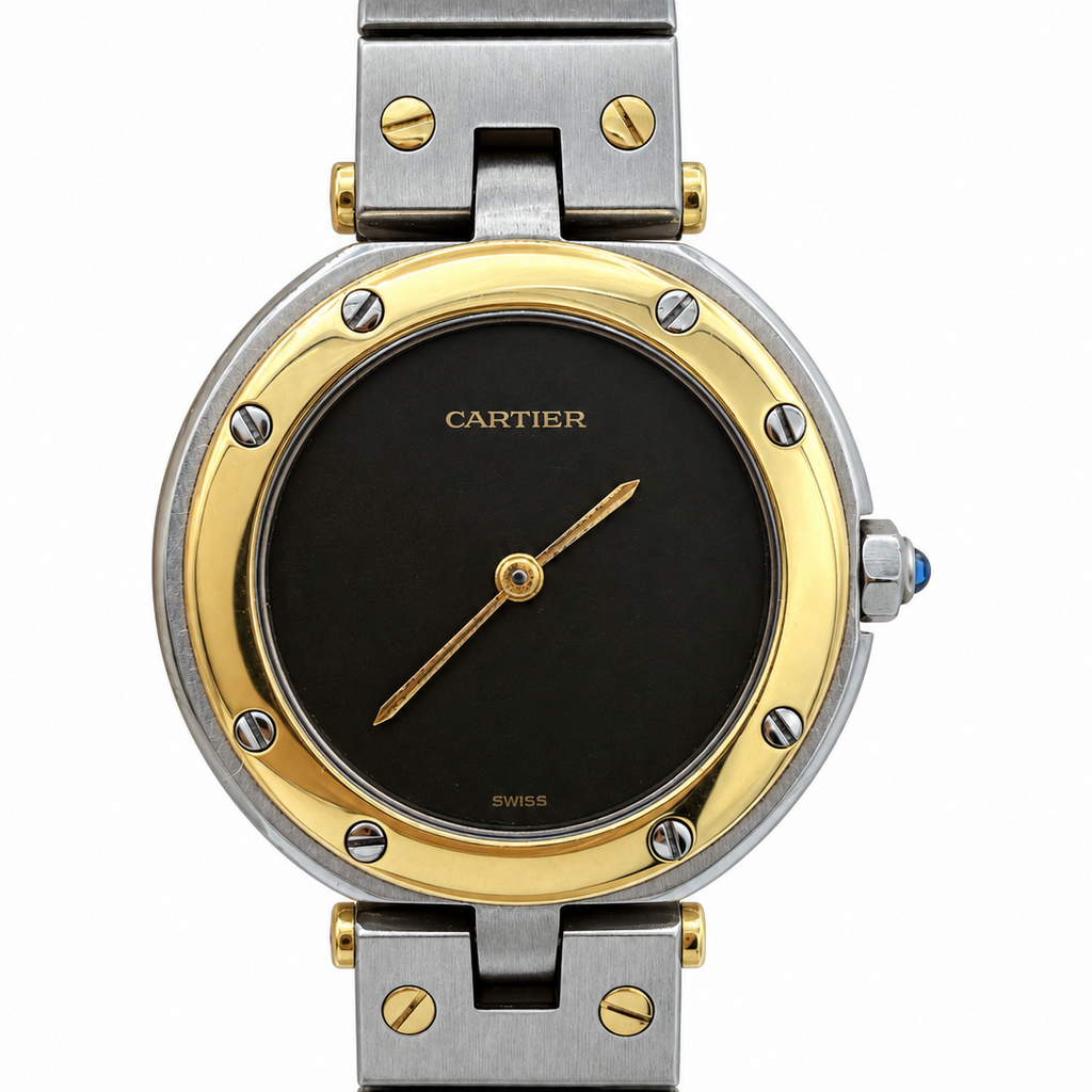Cartier - Montre Santos  Or jaune et Acier