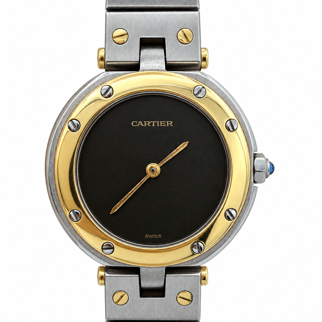 Cartier - Montre Santos  Or jaune et Acier