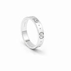 Gucci - Bague Icon Or Blanc
