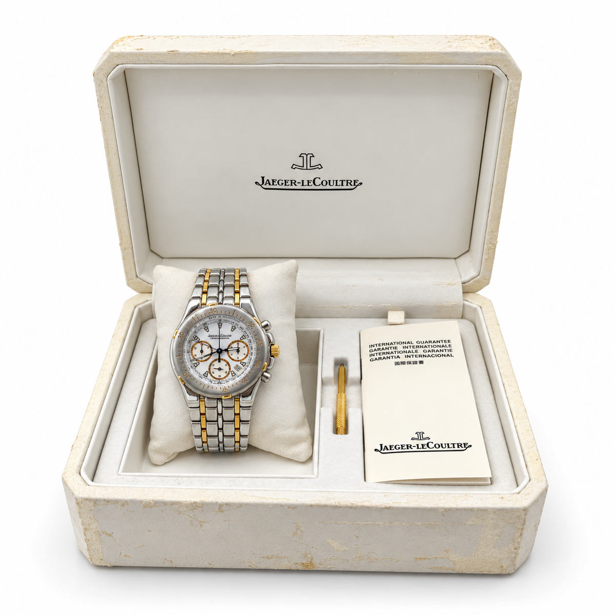 Jaeger Lecoultre - Montre Or et Acier - Kryos Chronographe